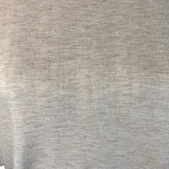 Charlotte Russe Beige Long Sleeve Hi-Lo Pullover Knit Blouse Women Sz S - Picture 5 of 8